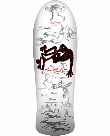 Tabla de Skate Powell Peralta Bones Brigade Series 17 Lance Mountain 10'' Blanca Edición Limitada