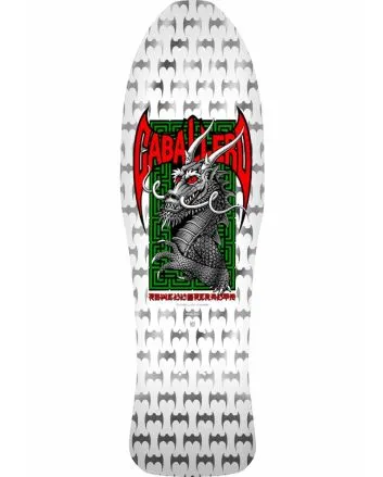 Tabla de Skate Powell Peralta Bones Brigade Series 17 Steve Caballero 10'' Blanca Edición Limitada