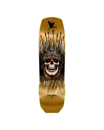Tabla de skate Powell Peralta Pro Andy Anderson Heron 9.13in Gold Foil