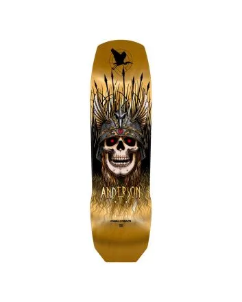 Tabla de skate Powell Peralta Pro Andy Anderson Heron 9.13in Gold Foil