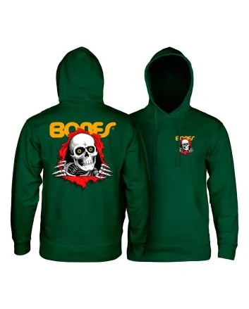 Powell Peralta sudadera de capucha Ripper hoodie color verde alpino para hombre