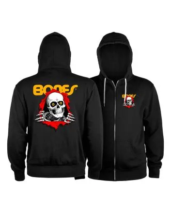Sudadera con capucha y cremallera Powell Peralta Ripper Negra Unisex