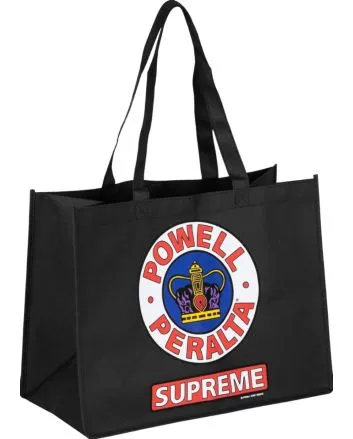 Bolsa de la compra Powell Peralta Supreme Shopping Bag Negra