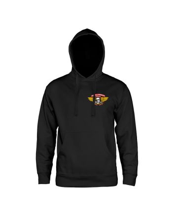 Powell Peralta sudadera de capucha Winged Ripper negra