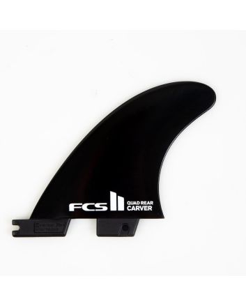 Quillas para tabla de Surf FCS II Carver Black Quad Rear Fins Talla S 