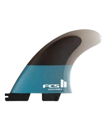 FCS II quillas Thruster Performer Performance Core Small Tranquil Blue