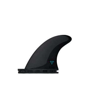 Estabilizadores para tabla de surf Futures 3.75 QD2 Alpha Series color carbón y aguamarina Small