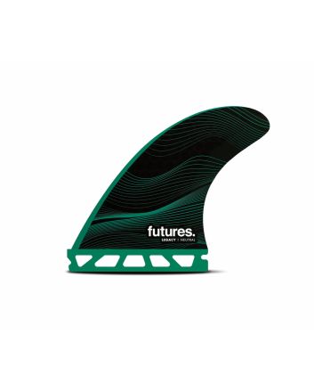 Quillas para tabla de Surf Futures F6 RTM Honeycomb Legacy Series Verdes Tri-FIns Talla M