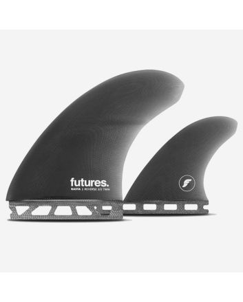 Quillas de surf Futures Rasta FG Reverse 3/2 Twin+1 Smoke