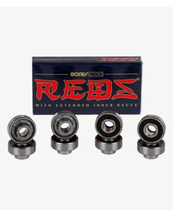 Pack 8 Rodamientos de Skate Bones Bearings Race Reds 8 Pack