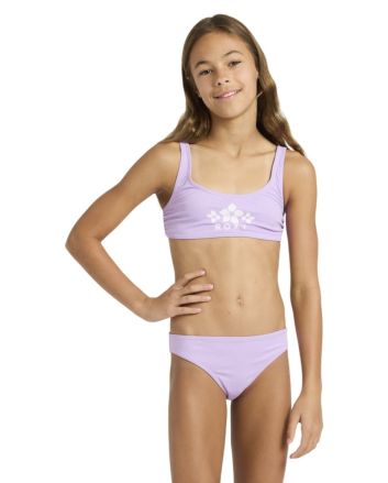 Niña con Bikini Bralette Roxy Girl Solid Active Violeta