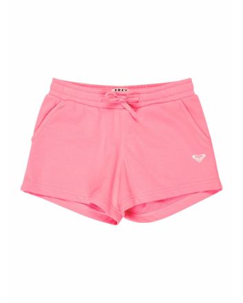 Pantalón corto elástico Roxy Surf Feeling Terry rosa para niña 8-16 años