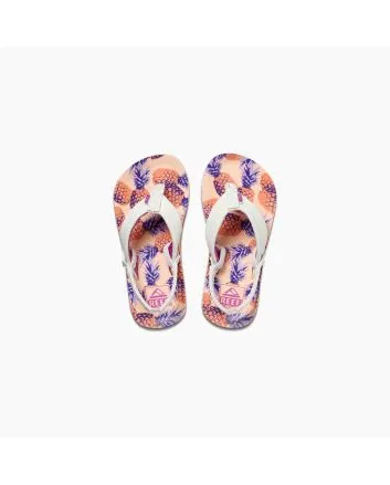 Sandalias Reef Little Ahi Coral Pineapples para niña
