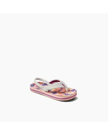 Sandalias Reef Little Ahi Coral Pineapples para niña