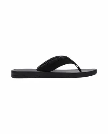 Chanclas Volcom Jack Robinson negras y blancas para hombre