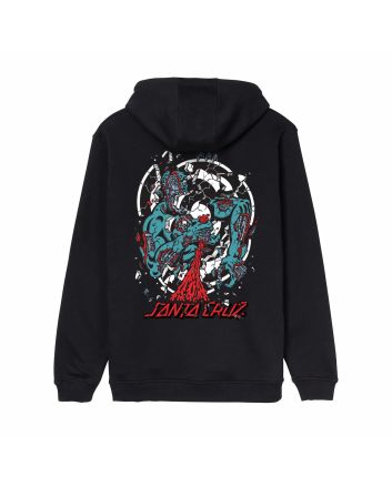 Sudadera con capucha Santa Cruz Roskopp Dissect Strip Negra para hombre