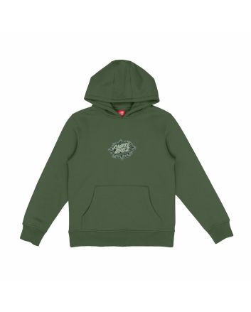 Sudadera con capucha Santa Cruz Youth Winkowski Dog verde para niño/a 6-14 años