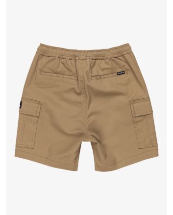 Pantalón corto cargo Quiksilver Youth Taxer en color Lead Gray