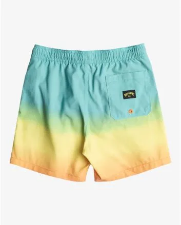 Bañador Billabong All Day Fade Layback 14'' Papaya para niño 8-16 años