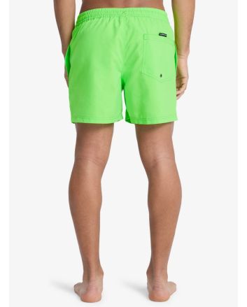 Hombre con Bañador Quiksilver Everyday Solid Volley 15'' Verde Lima
