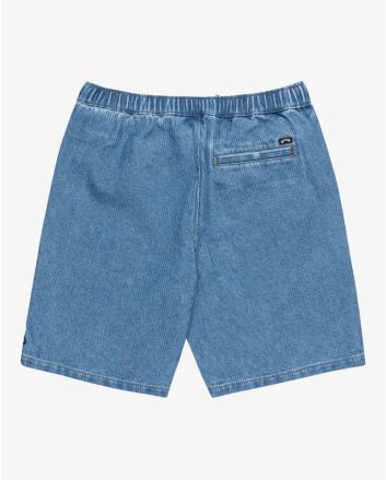 Short de pana Billabong Larry Cord Denim Azul para chico 10-16 años