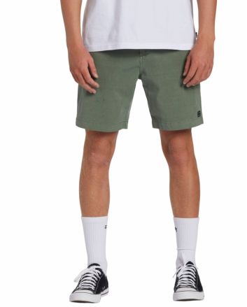 Hombre con pantalón corto sumergible Billabong Crossfire Wave Washed 18'' Verde