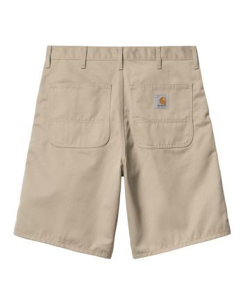 Pantalón corto Carhartt WIP Simple Short Beige para hombre