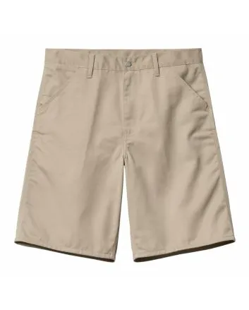 Pantalón corto Carhartt WIP Simple Short Beige para hombre