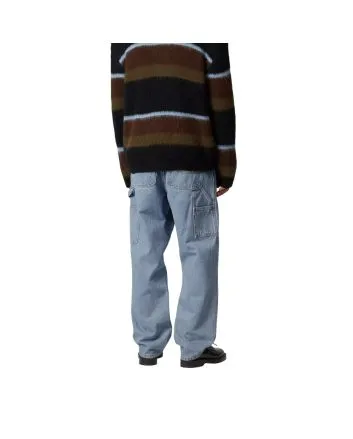 Hombre con Pantalón vaquero Carhartt WIP Single Knee Azul Stone Bleached