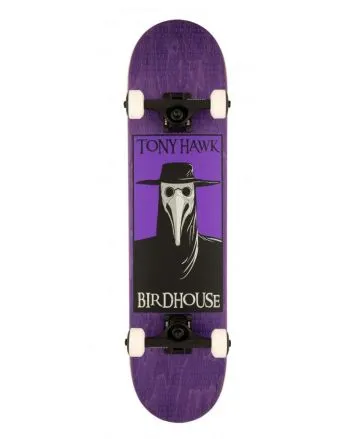 Skate Completo Birdhouse Stage 3 Plague Doctor 7.5" morado