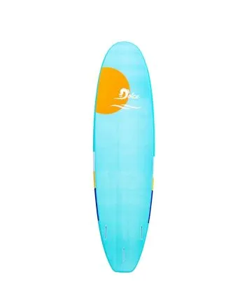 Tabla de Surf Softboard Zeus Dolce 7'0 55,12L Mini Malibú Thruster Futures 