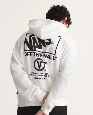 Hombre con Sudadera de capucha Vans Stacked Hi Blanca