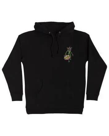 Sudadera con capucha Santa Cruz x Stranger Things Demogorgon Dot Negra para hombre