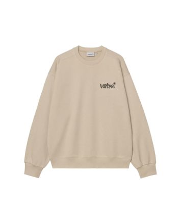 Sudadera Carhartt WIP Wiptopia Sweat color beige Wall Para hombre