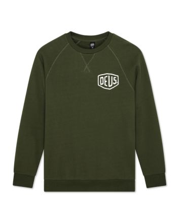 Sudadera DEUS Camperdown Address verde ciprés para hombre
