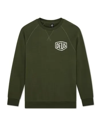 Sudadera DEUS Camperdown Address verde ciprés para hombre