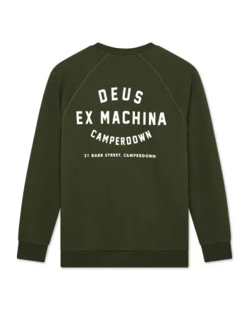 Sudadera DEUS Camperdown Address verde ciprés para hombre