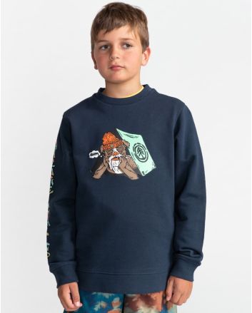 Chico con sudadera Element SUP azul marino