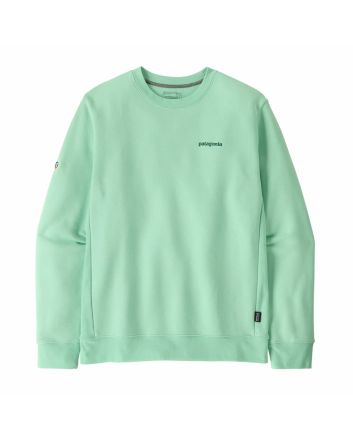 Sudadera Patagonia Fitz Roy Icon Uprisal color verde lavado Unisex