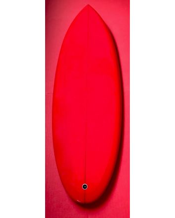 Tabla de Surf Shortboard Chris Christenson Cafe Racer 5'10" roja FCS 2 Quad 