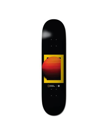 Tabla de Skate Element National Geographic Sun 8.1" x 31.75" Negra