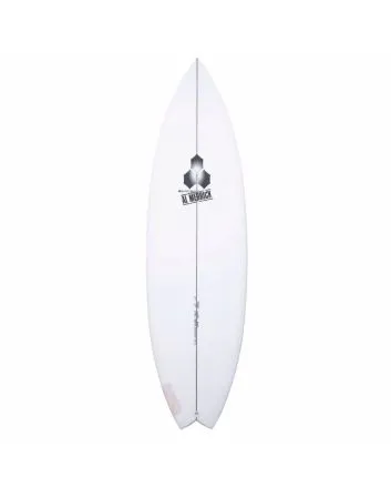 Tabla de surf shortboard Channel Islands Better Everyday 5'10 Al Merrick 30,8L Blanca y Negra cola Swallow FCS 2 5 Fin 