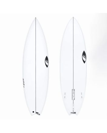 Tabla de surf Shortboard Sharpeye Holy Toledo 2.5 5'11 Blanca Swallow Tail FCS 2 26.7 Litros