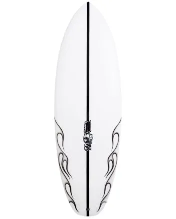 Tabla de surf Shortboard JS Surfboards Flame Fish Summer EPS 5'5 31,5 Litros Squash Tail Blanca
