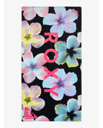 Toalla de playa Roxy Into The Sun antracita floral