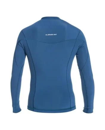 Top de Surf de neopreno con manga larga Quiksilver 1.5mm Everyday Sessions azul marino para chicos
