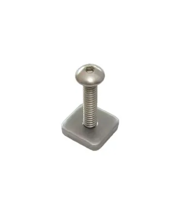 Tornillo y placa FCS para quilla de Longboard Smart Screw