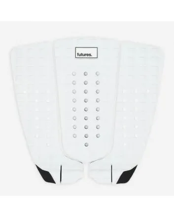 Grip Futures Jordy Signature color blanco – tail pad técnico de alto rendimiento para shortboards