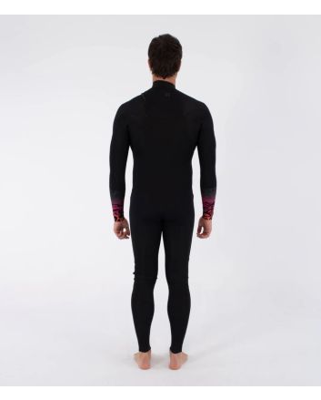Hombre con Neopreno Hurley Air Bubblee Degrade 3/2mm Chest Zip Black Bubble