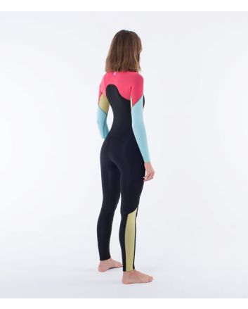 Mujer con Traje de surf Hurley Advant 4/3mm Fullsuit Spiced Coral